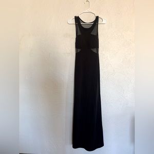 Black floor length occasion dress